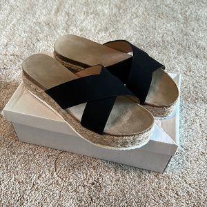 Women’s Black Platform Sandals - Size Eur 39